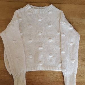 🛍Moon & Madison ladies cream, bubble sweater, Size S